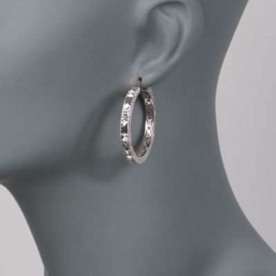 De Latori Jewelry Sterling Silver Hoop Earrings &mdash; Alt Image 2