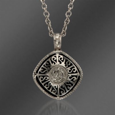 De Latori Jewelry Black Onyx Pendant Necklace in Sterling Silver. 36" &mdash; Alt Image 3