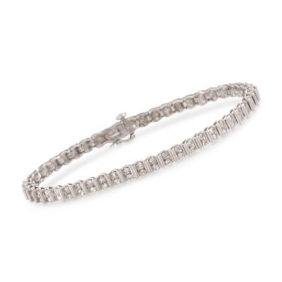 2.00 ct. t.w. Diamond Tennis Bracelet in 14kt White Gold. 7.5" &mdash; Alt Image 1