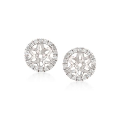 3-Pair Set of 11.20 ct. t.w. Multi-Gem Stud Earrings With .30 ct. t.w. Diamond Earring Jackets in Sterling Silver &mdash; Alt Image 6
