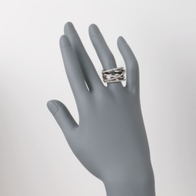 .50 ct. t.w. Diamond "Highway" Ring in Sterling Silver &mdash; Alt Image 2