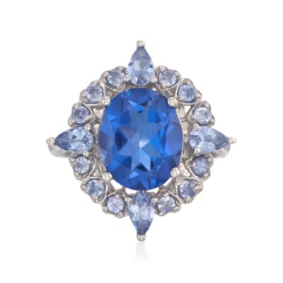 Rock Crystal and 1.35 ct. t.w. Tanzanite Ring in Sterling Silver &mdash; Alt Image 1