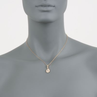 Swarovski Crystal Pendant Necklace and Earring Set. 15.5" &mdash; Alt Image 2