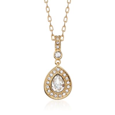 Swarovski Crystal Pendant Necklace and Earring Set. 15.5" &mdash; Alt Image 3