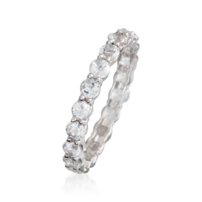 2.40 ct. t.w. White Topaz Eternity Ring in 14kt White Gold &mdash; Alt Image 3