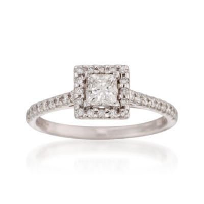 .66 ct. t.w. Diamond Engagement Ring in 14kt White Gold &mdash; Alt Image 1