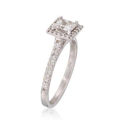 1.03 ct. t.w. Diamond Engagement Ring in 14kt White Gold &mdash; Alt Image 3