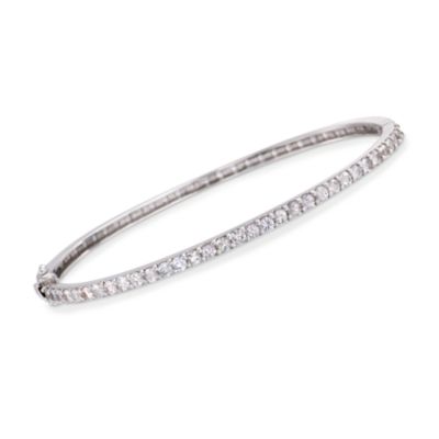 5.25 ct. t.w. White Sapphire Bracelet in Sterling Silver. 7" &mdash; Alt Image 1