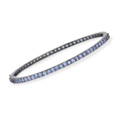 5.25 ct. t.w. Tanzanite Bangle Bracelet in Sterling Silver. 7" &mdash; Alt Image 1