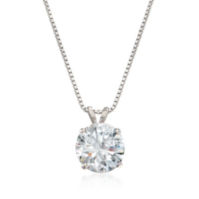 8.80 ct. t.w. CZ Classic Jewelry Set in Sterling Silver. 18" &mdash; Alt Image 4