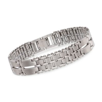 Stainless Steel Multi-Link Men's Bracelet. 8.5" &mdash; Alt Image 1