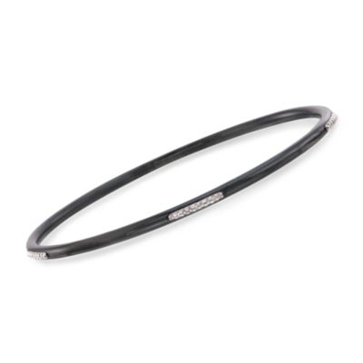 Diamond Bangle Bracelet in Two-Tone &mdash; Alt Image 1