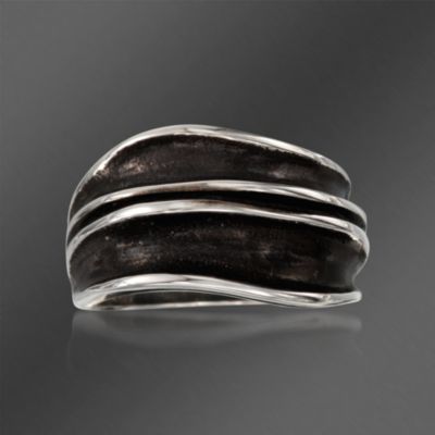 Zina Sterling Silver "Thin Waves" Ring. Size 7 &mdash; Alt Image 1