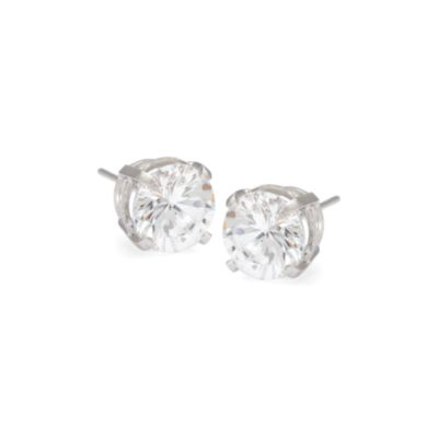 1.50 ct. t.w. CZ Stud Earrings in Sterling Silver &mdash; Alt Image 1