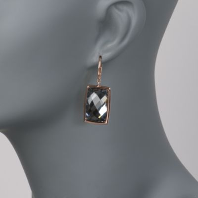 Swarovski Crystal Black "Nirvana" Drop Earrings &mdash; Alt Image 2