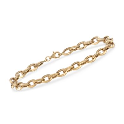 14kt Yellow Gold Cable-Link Bracelet &mdash; Alt Image 1
