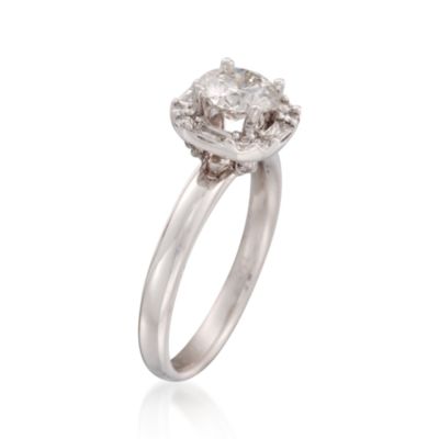 1.47 ct. t.w. Certified Diamond Engagement Ring in 18kt White Gold &mdash; Alt Image 3