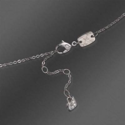 Swarovski Crystal Purple Tanzanite "Nirvana" Pendant Necklace. 14.75" &mdash; Alt Image 3