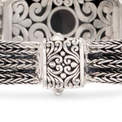 Balinese Two-Tone Bracelet. 7" &mdash; Alt Image 3