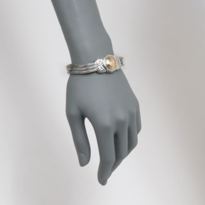 Balinese Two-Tone Bracelet. 7" &mdash; Alt Image 2