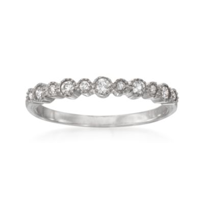 .20 ct. t.w. Bezel-Set Diamond Ring in 14kt White Gold &mdash; Alt Image 1