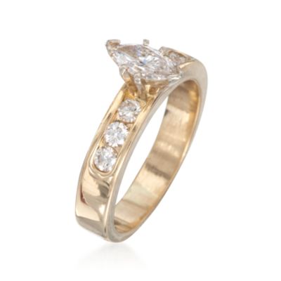 C.1990 Vintage 1.05 ct. t.w. Diamond Ring in 14kt Yellow Gold. Size 7.75 &mdash; Alt Image 3
