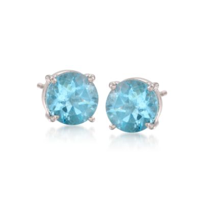 3-Pair Set of 12.70 ct. t.w. Multi-Gem Earring With .40 ct. t.w. Diamond Earring Jackets in Sterling Silver &mdash; Alt Image 4