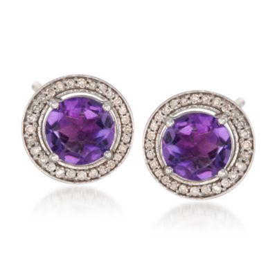 5-Pair of 20.10 ct. t.w. Multi-Gemstone Studs With .40 ct. t.w. Diamond Earring Jackets in Sterling Silver &mdash; Alt Image 3