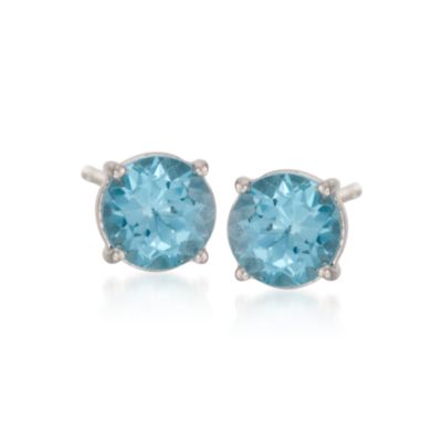 5-Pair of 20.10 ct. t.w. Multi-Gemstone Studs With .40 ct. t.w. Diamond Earring Jackets in Sterling Silver &mdash; Alt Image 7
