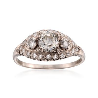C. 2000 Vintage 1.75 ct. t.w. Diamond Ring in Platinum. Size 8.5 &mdash; Alt Image 1
