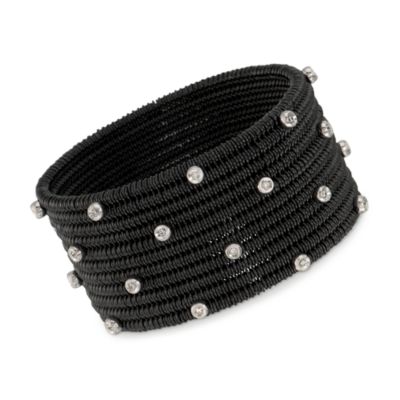 Roberto Demeglio "Joy" .60 ct. t.w. 10-Row Diamond Bracelet in Ceramic and 18kt White Gold &mdash; Alt Image 1