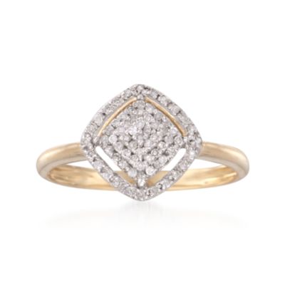 .21 ct. t.w. Pave Diamond Ring in 14kt Yellow Gold &mdash; Alt Image 1