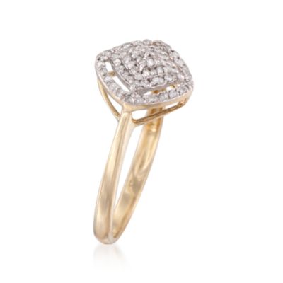 .21 ct. t.w. Pave Diamond Ring in 14kt Yellow Gold &mdash; Alt Image 3