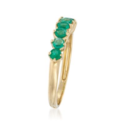 .65 ct. t.w. Emerald Ring in 14kt Yellow Gold &mdash; Alt Image 3