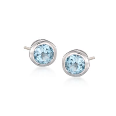 5-Pair Bezel-Set 8.40 ct. t.w. Multi-Gem Stud Earring Set in Sterling Silver &mdash; Alt Image 6