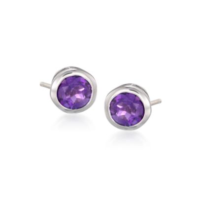 5-Pair Bezel-Set 8.40 ct. t.w. Multi-Gem Stud Earring Set in Sterling Silver &mdash; Alt Image 7