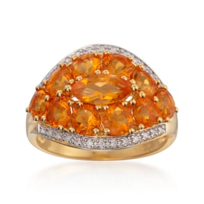 1.90 ct. t.w. Opal Ring With Diamonds in  18kt Over Sterling &mdash; Alt Image 1
