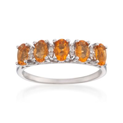 .65 ct. t.w. Opal Ring With Diamonds in Sterling Silver &mdash; Alt Image 1