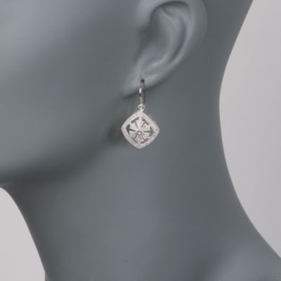 .20 ct. t.w. Diamond Drop Earrings in Sterling Silver &mdash; Alt Image 2