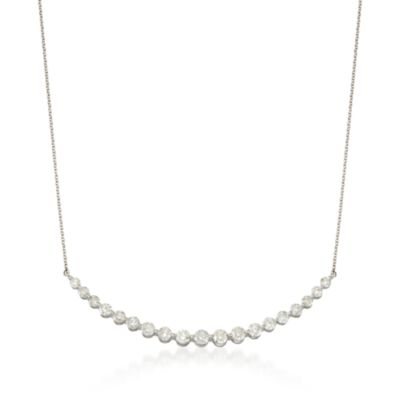 3.00 ct. t.w. Diamond Necklace in 14kt White Gold. 18" &mdash; Alt Image 1