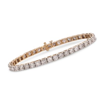 8.00 ct. t.w. Diamond Tennis Bracelet in 14kt Yellow Gold. 7" &mdash; Alt Image 1