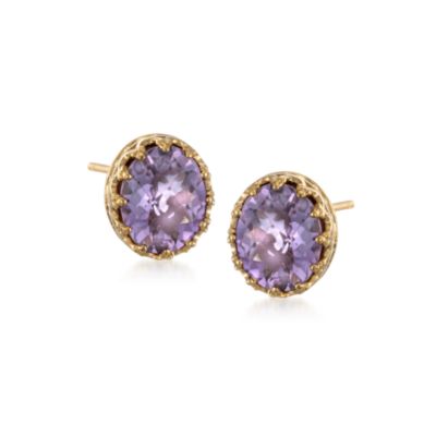 7.50 ct. t.w. Purple Amethyst Earrings in 18kt Over Sterling &mdash; Alt Image 1