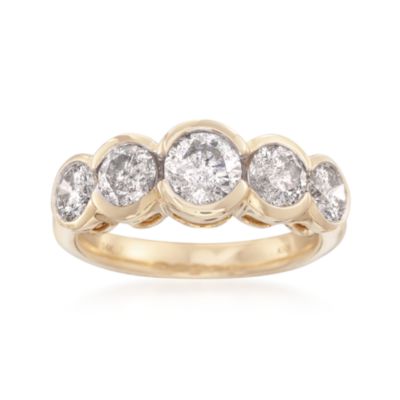 2.00 ct. t.w. Diamond Bezel Ring in 14kt Yellow Gold &mdash; Alt Image 1
