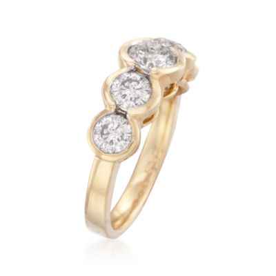 2.00 ct. t.w. Diamond Bezel Ring in 14kt Yellow Gold &mdash; Alt Image 3