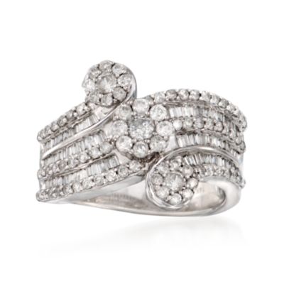 1.48 ct. t.w. Diamond Bypass Ring in 14kt Yellow Gold &mdash; Alt Image 1