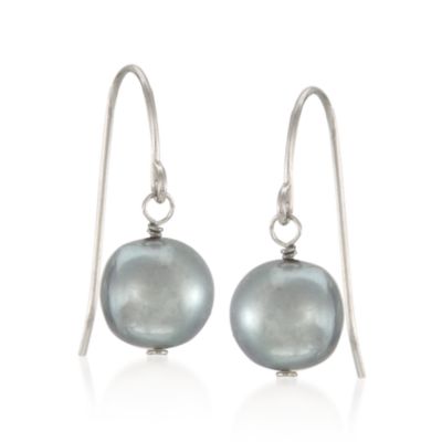 3-pc.6-7mm Gray Pearl Jewelry Set in Sterling Silver. 17" &mdash; Alt Image 3