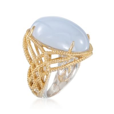 Chalcedony Ring in 18kt Over Sterling &mdash; Alt Image 3