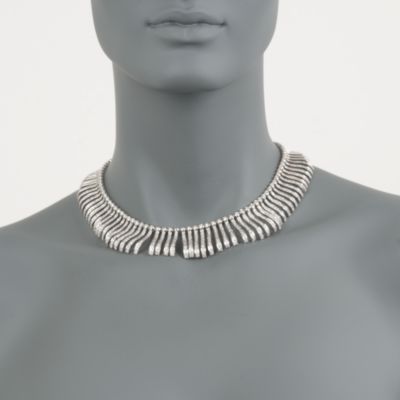 C.2000 Vintage 11.00 ct. t.w. Fancy Cleopatra-Styled Diamond Necklace in 18kt White Gold . 15" &mdash; Alt Image 2