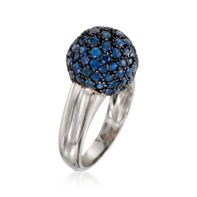 C. 2000 Vintage 3.50 ct. t.w. Sapphire Ring in 18kt White Gold. Size 7.75 &mdash; Alt Image 3