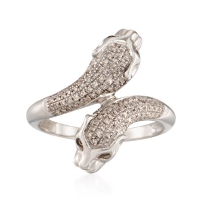 .46 ct. t.w. Diamond Panther Ring in Sterling Silver &mdash; Alt Image 1